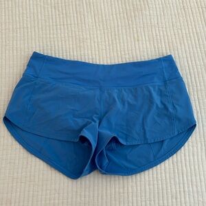 blue lululemon shorts